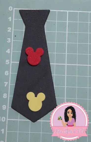 Gravata do Mickey 10 cm Kit