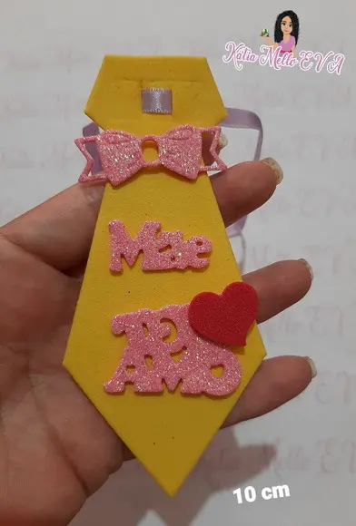 Gravata Pet Dia das Mães 12 cm Kit