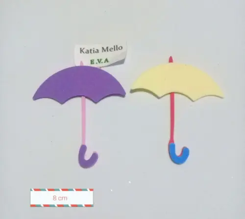 Guarda chuva em eva 11 cm pegue e monte