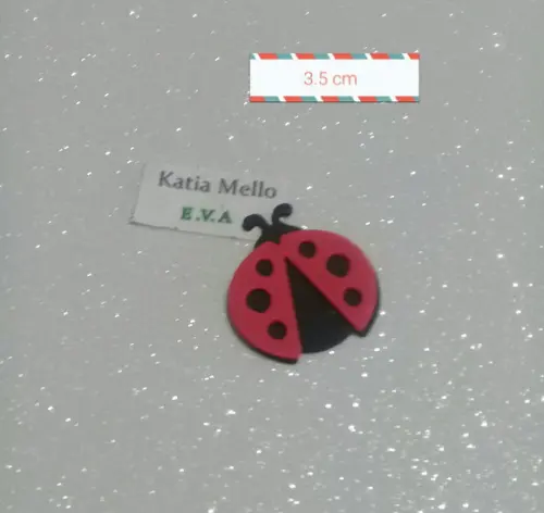 Joaninha em eva 3,5 cm
