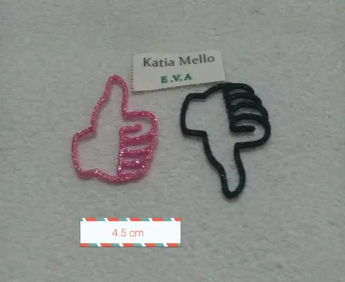 Joinha em eva 4 cm