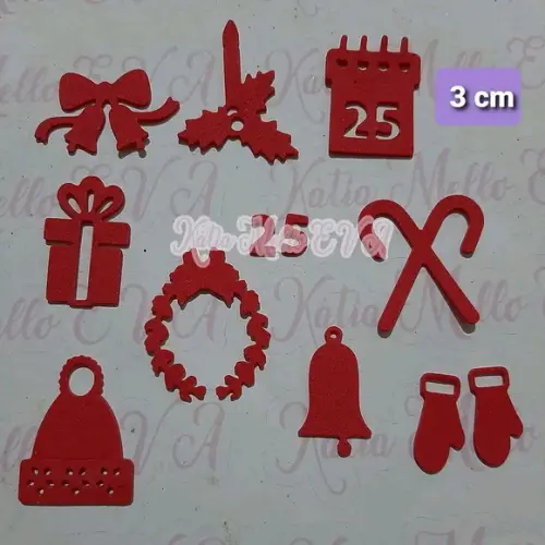Kit natal em Eva 3 cm