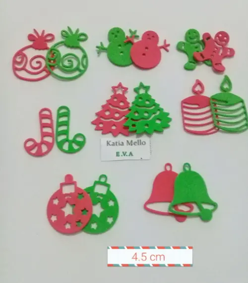 Kit natal em Eva 4 cm