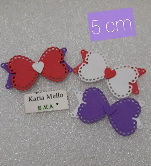 Lacinhos em eva 5 cm