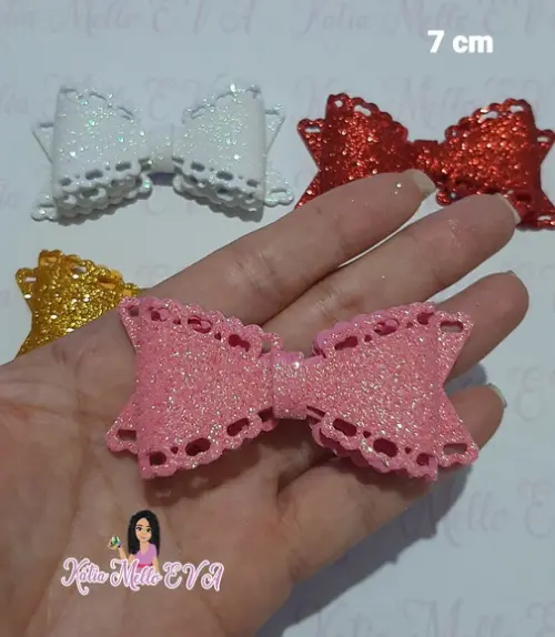 Lacinhos em Eva 7 cm