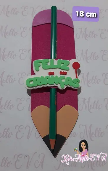 Lapis Em Eva 18 Cm Dia Das Crianças