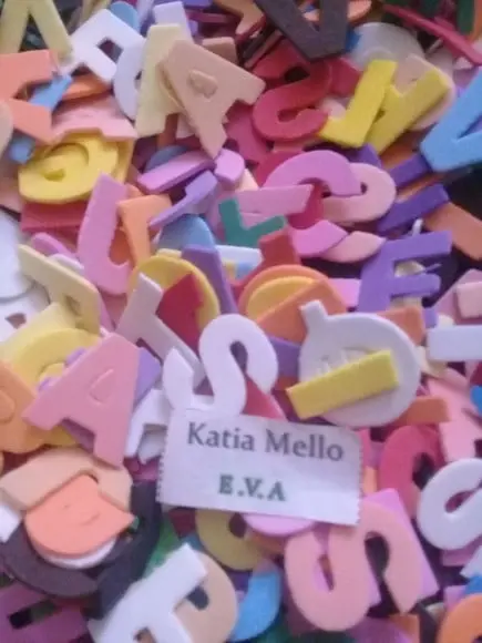 Letras em Eva 2,5 cm