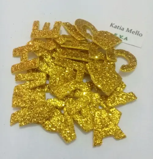 Letras em Eva 2,5 cm