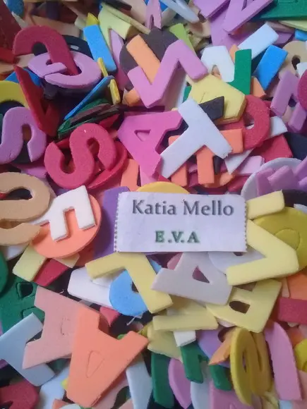Letras em Eva 2,5 cm