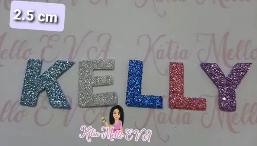 letras em eva 2.5 cm
