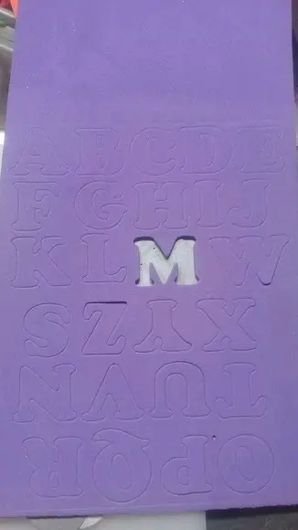 letras em eva 3 cm