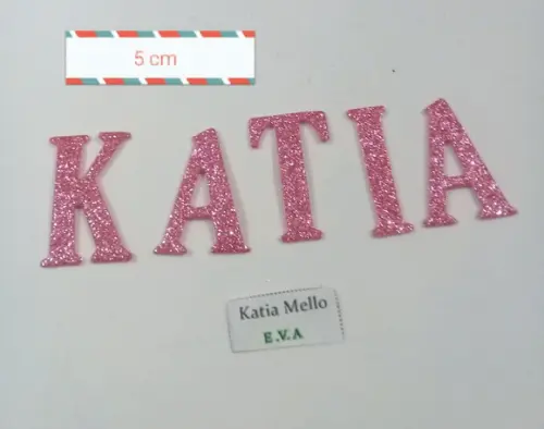 letras em eva avulsas 5 cm