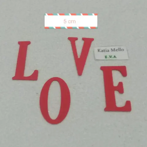 letras em eva 5 cm