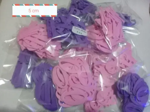 letras em eva 5 cm
