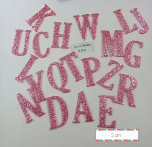 letras em eva 5 cm