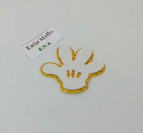 Luva do Mickey vazada em eva 5 cm