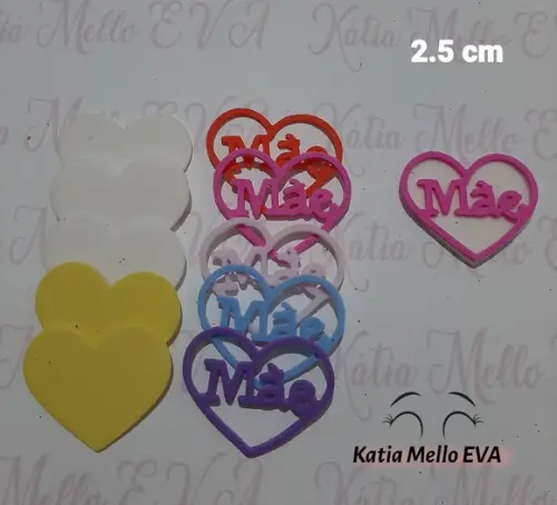 Mãe 2.5 cm em Eva Pegue e Monte