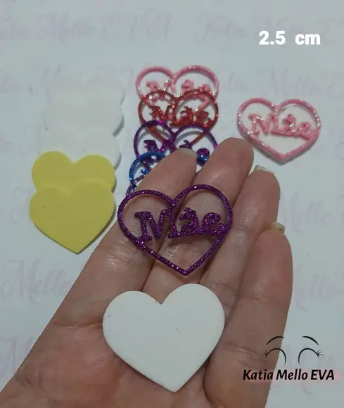 Mãe 2.5 cm em Eva Pegue e Monte