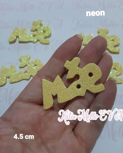 Mãe em 4.5 cm Cores Neon