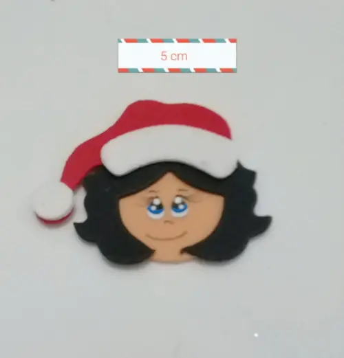 mamãe Noel em Eva 5.5 cm