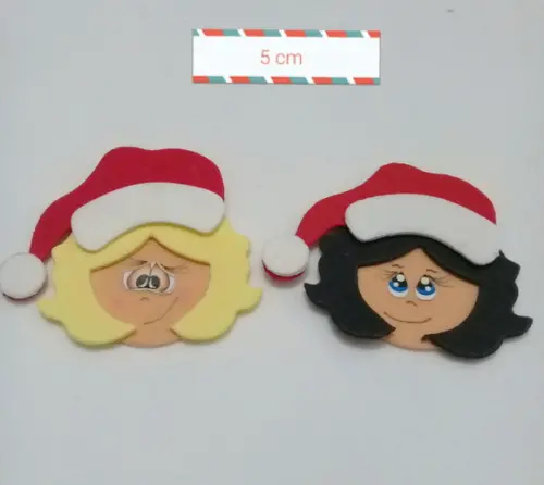 mamãe Noel em Eva 5.5 cm