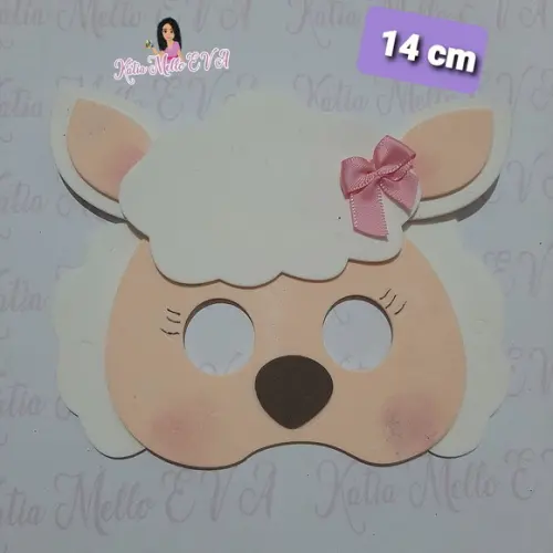 Mascara 14 cm Ovelhinhas