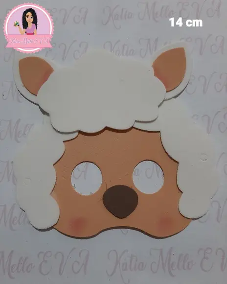 Mascara 14 cm Ovelhinhas