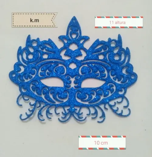 Mascara de Carnaval 10 cm