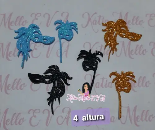 Mascara de Carnaval 4 cm Pet