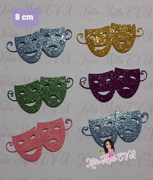 Mascara de Carnaval 8cm
