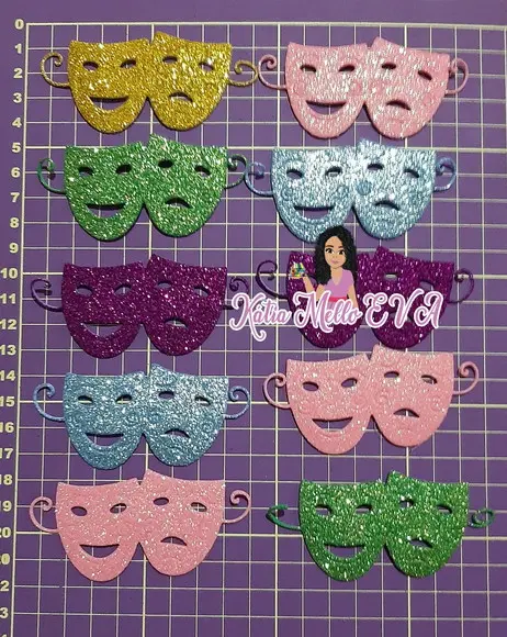 Mascara de Carnaval 8cm