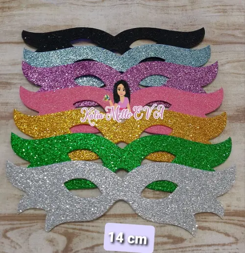 Mascara de Carnaval em Eva 20 cm
