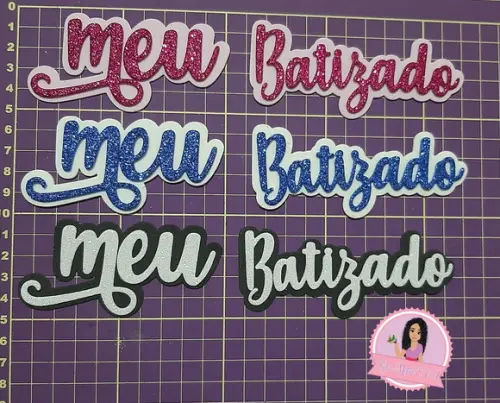 Meu Batizado em Eva 7cm