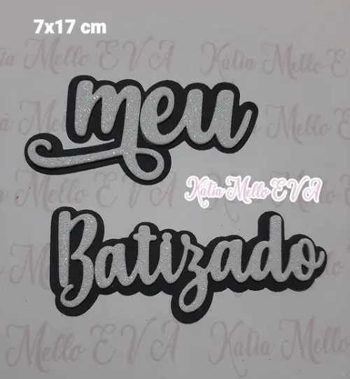 Meu Batizado em Eva 7cm