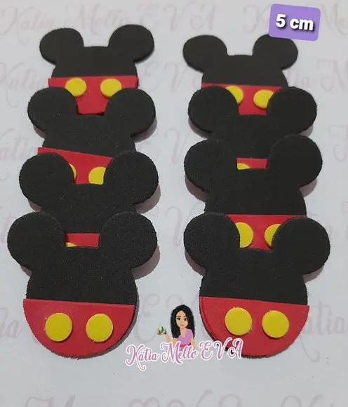 Mickey em eva 5 cm