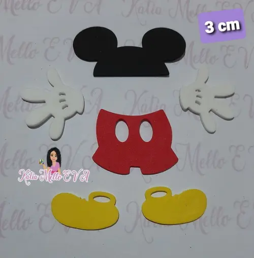 Mickey Em Eva 3 Cm