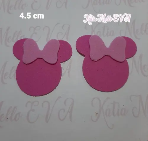 Minnie rosa em eva