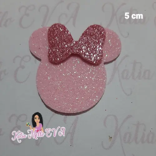 Minnie Rosa em Eva 4,5 cm