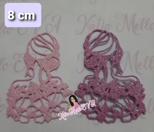 Mulher em eva 8 cm candy color