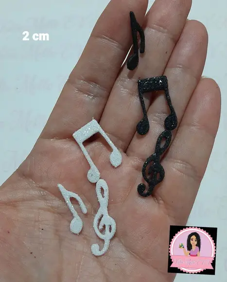 Notas Musicais 2 cm
