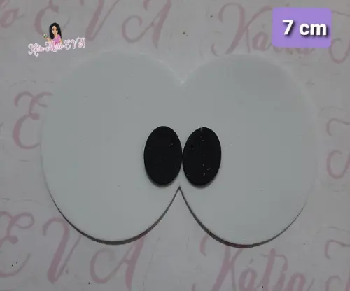 Olhos em eva 7 CM