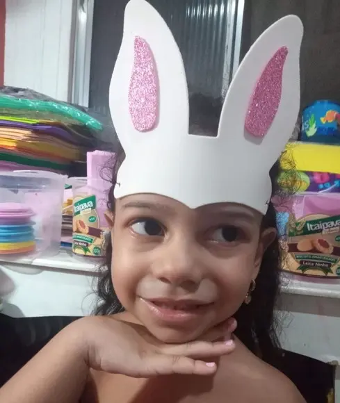 Orelha de Coelho (infantil) Cores Sortidas 14 cm