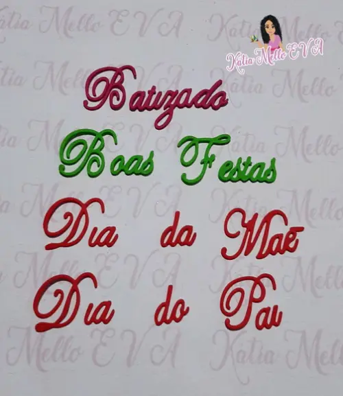 Pai , mãe, batizado, boas festasem eva ki