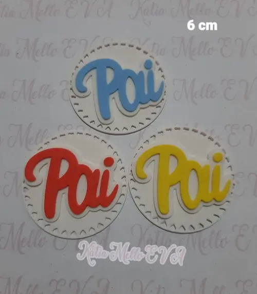 Pai em Eva 6 cm