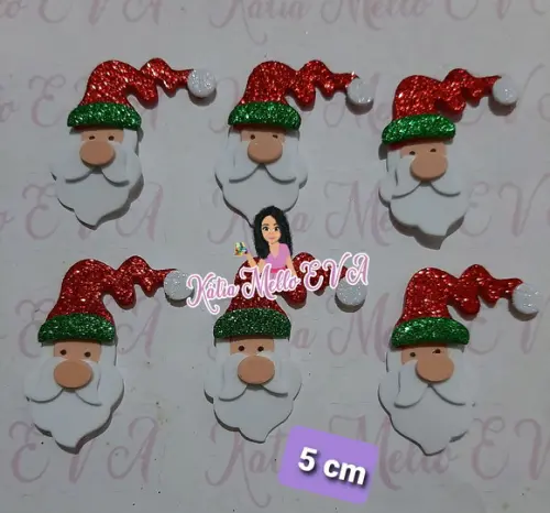 Papai Noel em Eva 5 cm