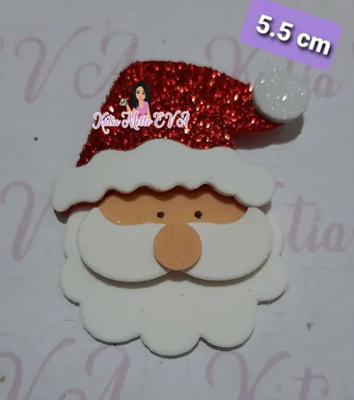 Papai Noel em Eva 5.5 cm