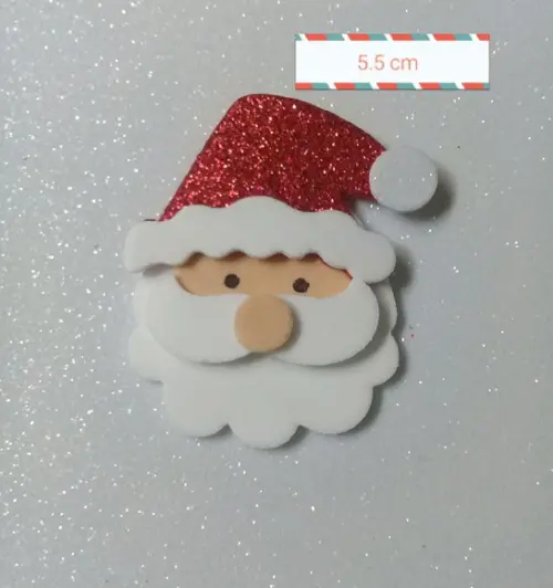 Papai Noel em Eva 5.5 cm