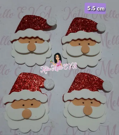 Papai Noel em Eva 5.5 cm