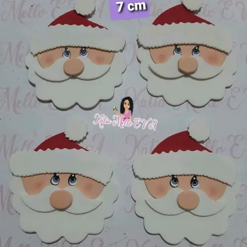 Papai Noel em Eva 7 cm
