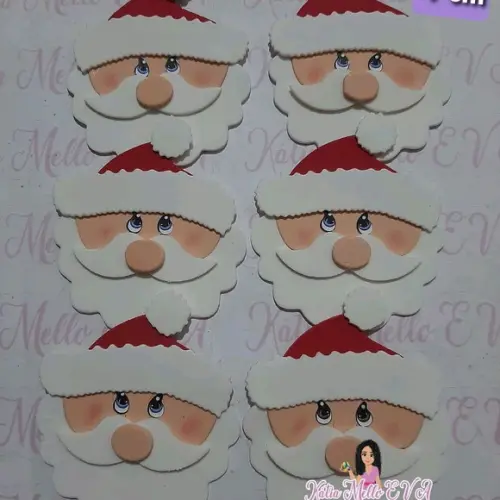 Papai Noel em Eva 7 cm